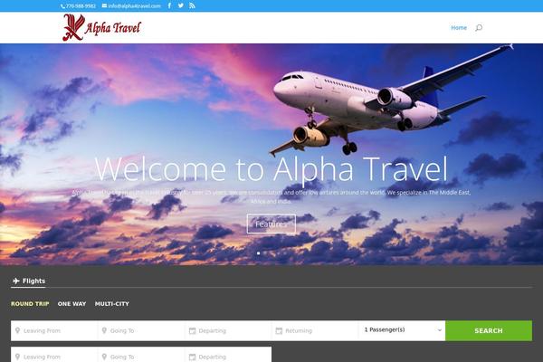 Divi theme site design template sample