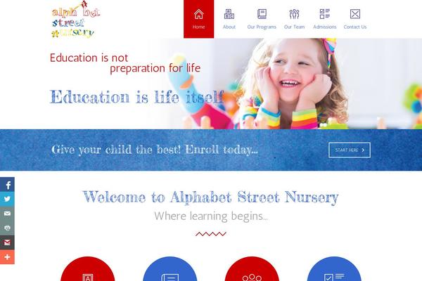 Fable theme site design template sample