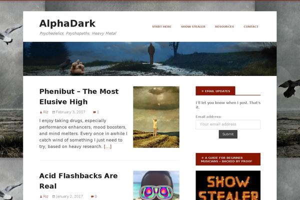 Stargazer-child theme site design template sample