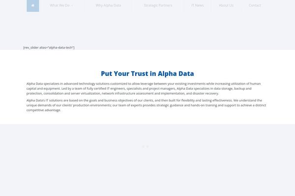 Candidate theme site design template sample