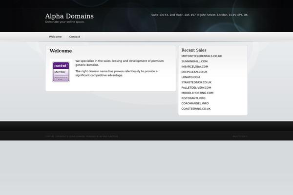 alphadomains.com site used Function_pdd