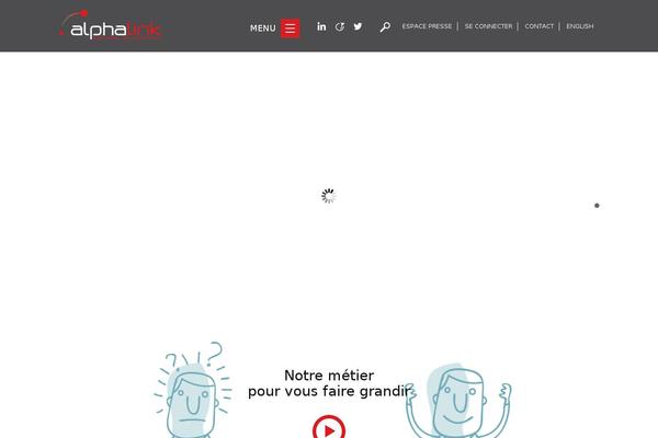 alphalink.fr site used Kcwp-mastertheme2