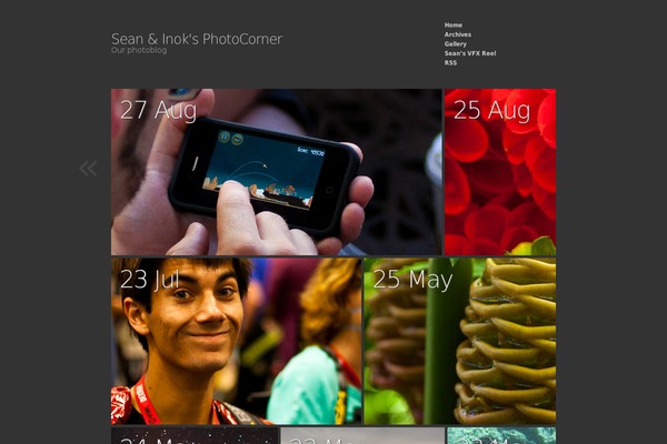 AutoFocus theme site design template sample