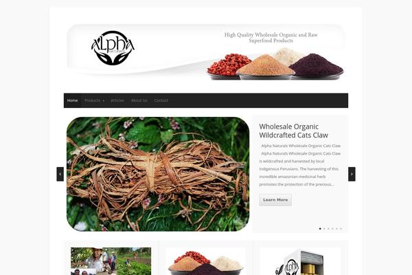 alphanaturals.com site used Seed