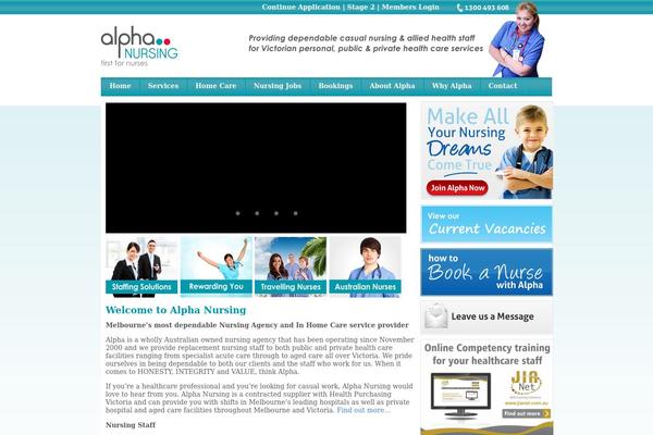 Off-the-shelf theme site design template sample