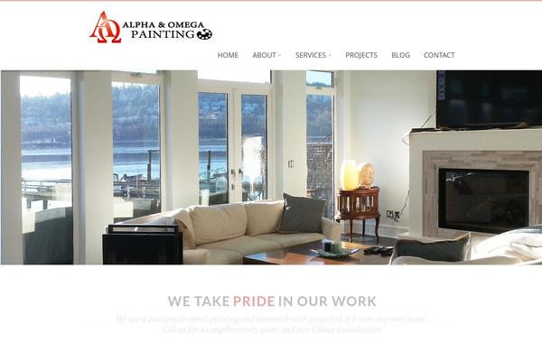 Terra theme site design template sample