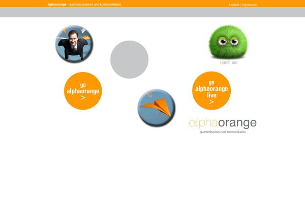 Alpha theme site design template sample