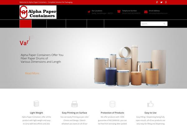 alphapapercontainers.com site used Specular