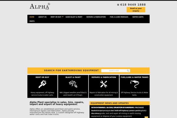 BUILDER theme site design template sample