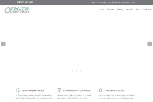 Ultima theme site design template sample