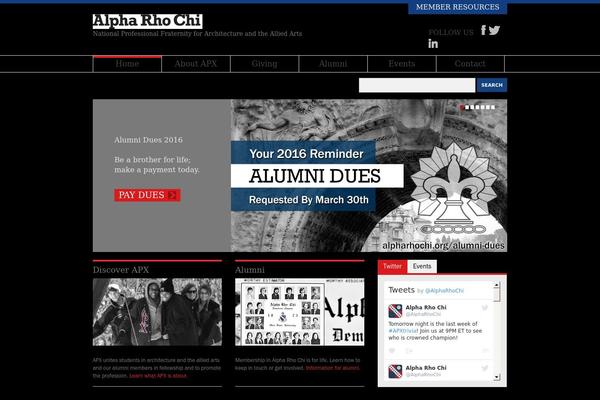 alpharhochi.org site used Alpharochi