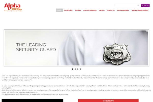 Academy theme site design template sample