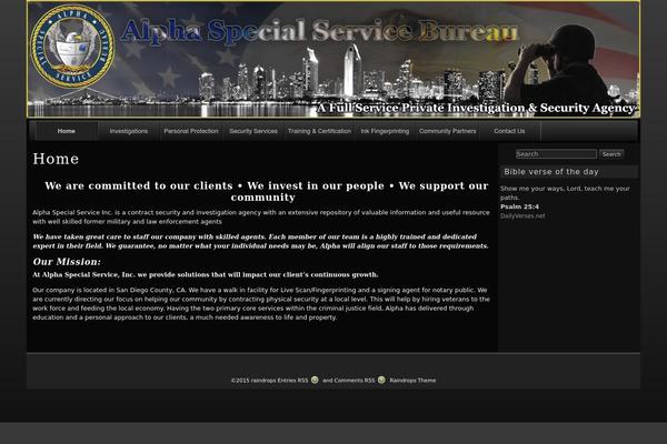 Site using Bible Verse of the Day plugin