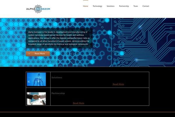 alphaszenszor.com site used RestImpo