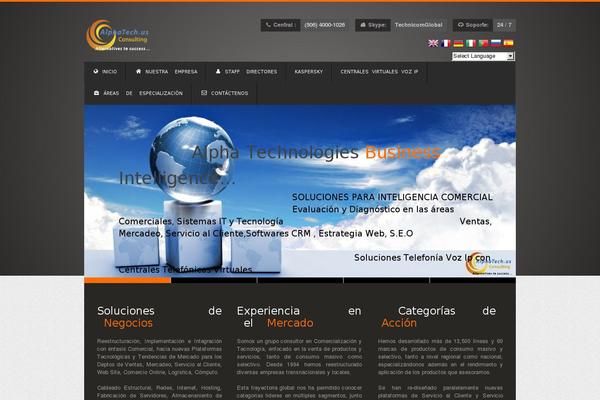 Globex theme site design template sample