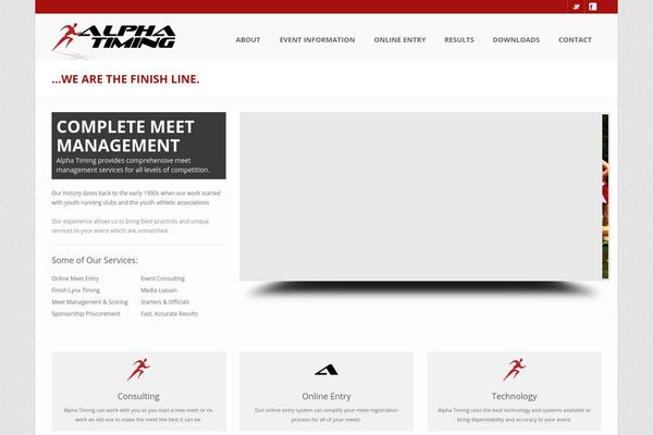 BUILDER theme site design template sample