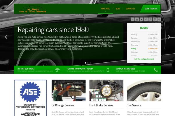 alphatireauto.com site used Carpress-wp