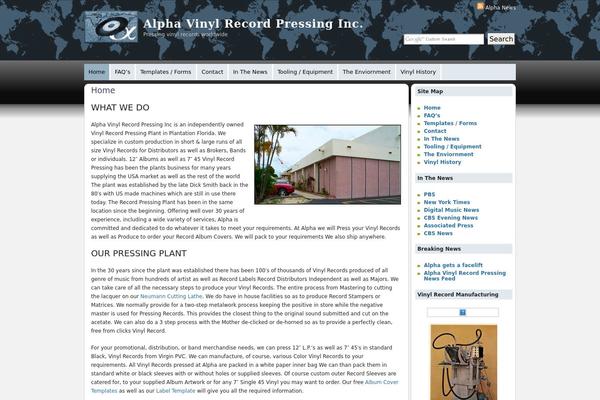 alphavinylrecordpressinginc.com site used abcOK