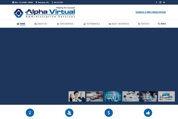 The7 theme site design template sample