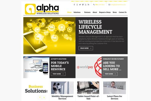 Bretheon theme site design template sample
