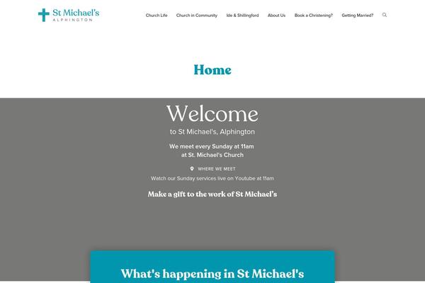 Site using Ocean-sticky-header plugin
