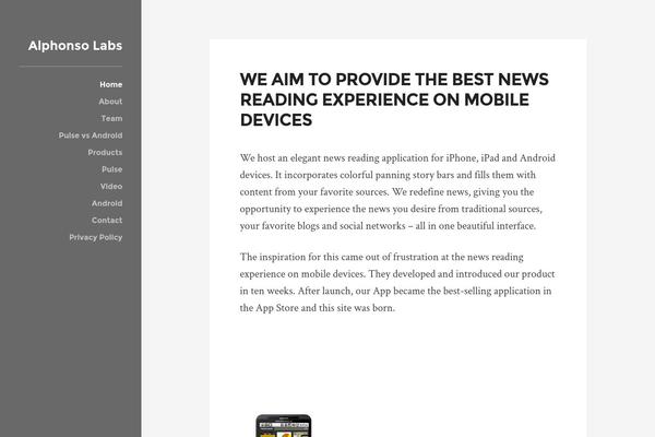 Rams theme site design template sample