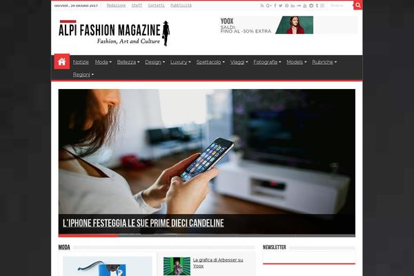 Ceris theme site design template sample