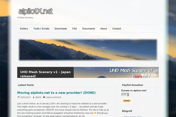 Agama theme site design template sample