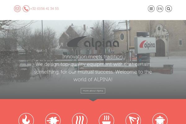 Alpina theme site design template sample