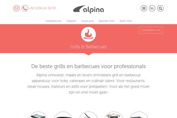 Alpina theme site design template sample