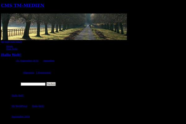 Twenty Ten theme site design template sample