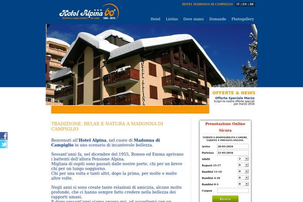 Alpina theme site design template sample