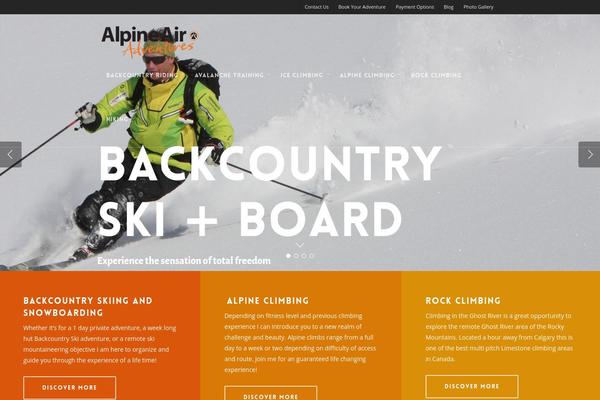 Salient_new theme site design template sample