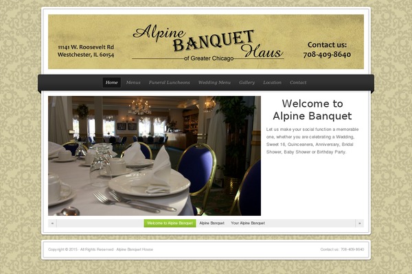 Restaurant theme site design template sample