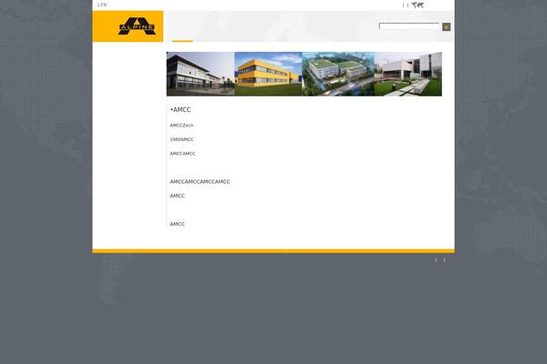 Alpine theme site design template sample