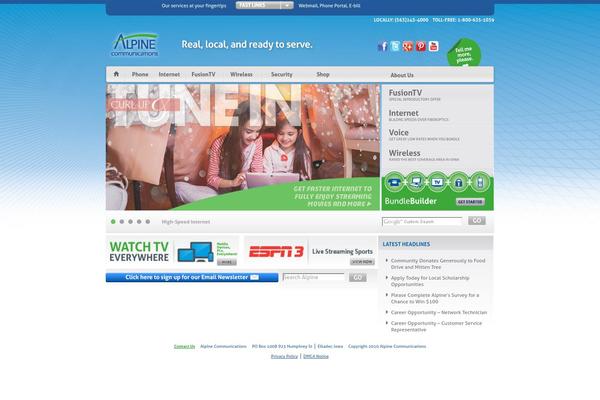 Site using AddThis Website Tools plugin