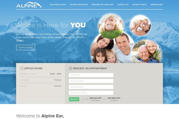 Roots theme site design template sample