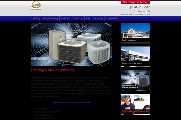 Site using Awesome-weather-pro plugin