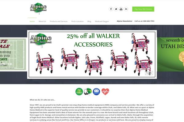 Medical Doctor theme site design template sample