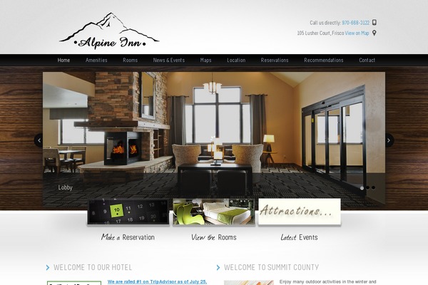 Welcome Inn Parent theme site design template sample