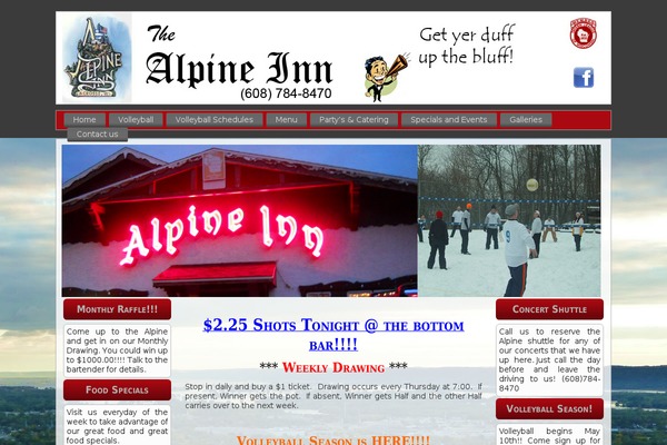 Alpine theme site design template sample
