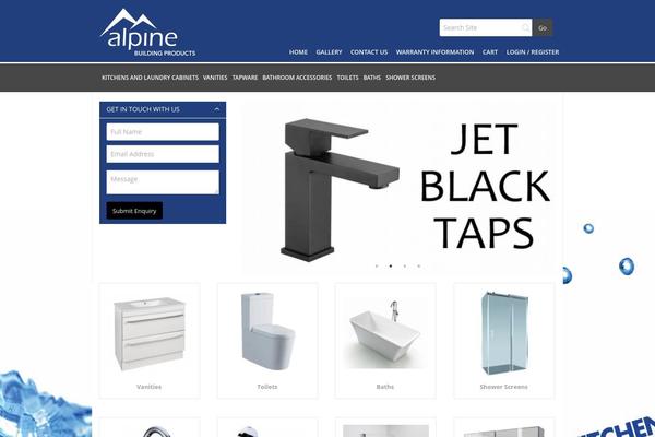 Alpine theme site design template sample