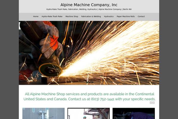 Hathor theme site design template sample