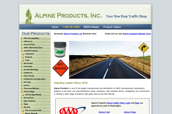 alpinemarkings.com site used Superlative-3.0