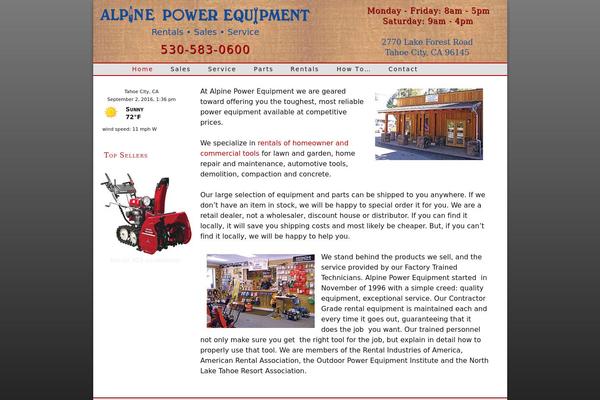 Thesis 1.8.5 theme site design template sample