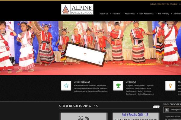 alpinepublicschool.com site used Alpine