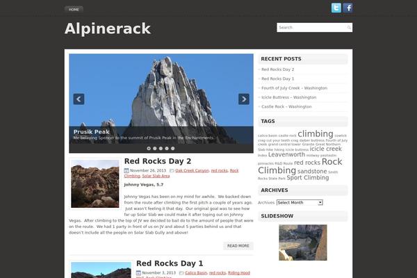Blogpro theme site design template sample