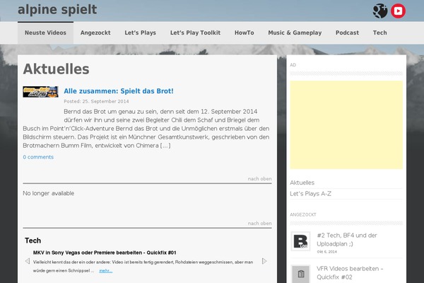 alpinespielt.de site used Coller