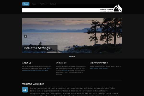 Simplicity theme site design template sample