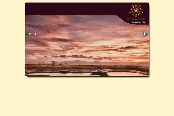 Alpine theme site design template sample